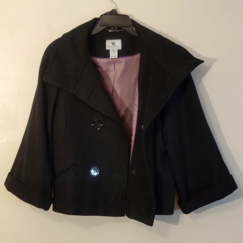 Worthington Women's Double-Breasted Coat - Picture 3 of 5